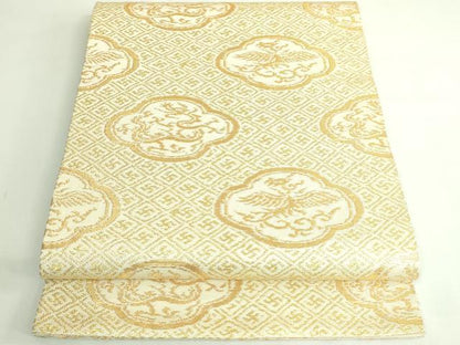 平和屋本店●最高級　龍村平蔵製　六通柄　本袋帯　俵屋龍鳳文　金糸　逸品　DZAB4227kh6
