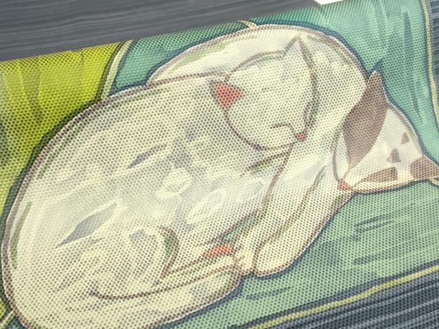 平和屋着物●極上　つけ帯　猫　逸品　DZAB4261kh6