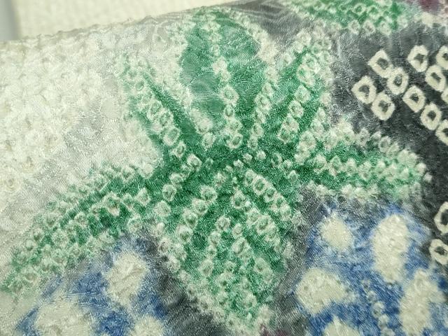 平和屋着物●極上　名門　藤娘きぬたや・総絞り　九寸開き名古屋帯　花鳥文　逸品　DZAB4272kh6