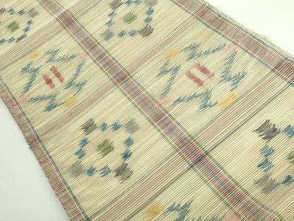 平和屋着物＊極上 夏物 1854年創業 帯屋捨松 八寸名古屋帯 松皮菱 逸品 DZAB4275kh6