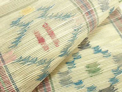 平和屋着物＊極上 夏物 1854年創業 帯屋捨松 八寸名古屋帯 松皮菱 逸品 DZAB4275kh6