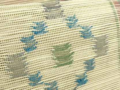 平和屋着物＊極上 夏物 1854年創業 帯屋捨松 八寸名古屋帯 松皮菱 逸品 DZAB4275kh6