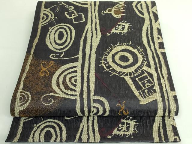 平和屋着物●極上　創業280年　誉田屋源兵衛　六通柄袋帯　天竺舞衣　逸品　DZAB4292kh6