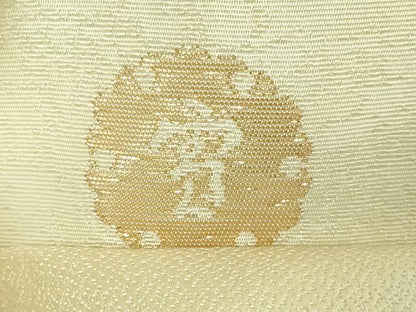 平和屋着物●極上　ジャパンオートクチュール　渡辺雪三郎　六通柄袋帯　羽根　金糸　逸品　DZAB4295kh6