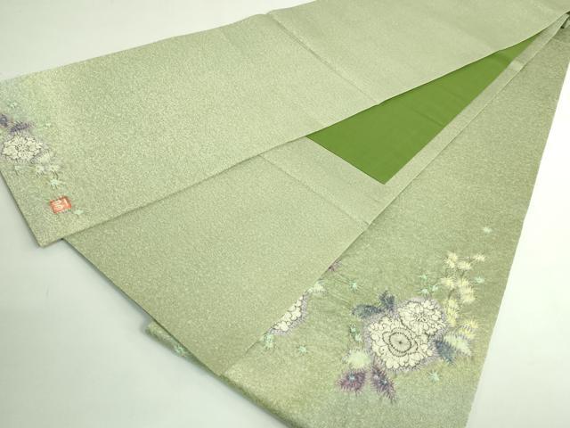 平和屋本店●極上　久保田一竹　幻の辻が花　太鼓柄袋帯　金通し地　逸品　DZAB4297kh6