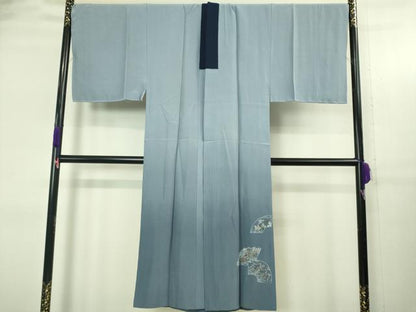平和屋着物●極上　男性　紬　アンサンブル　長襦袢(袷)・長羽織セット　キングサイズ　亀甲柄　逸品　未使用　DZAB4303kh6