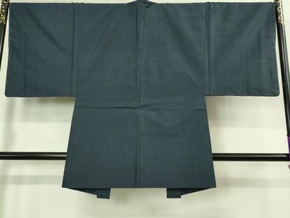 平和屋着物●極上　男性　本場大島紬　アンサンブル　長羽織　80亀甲　総詰め　羽裏・蛙　逸品　未使用　DZAB4306kh6