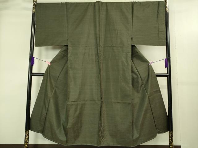 平和屋着物●極上　男性　本場大島紬　アンサンブル　長羽織　羽裏・蟹　逸品　未使用　DZAB4307kh6