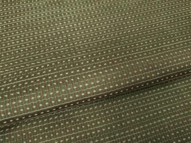 平和屋着物●極上　男性　本場大島紬　アンサンブル　長羽織　羽裏・蟹　逸品　未使用　DZAB4307kh6