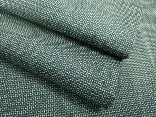 平和屋着物●極上　男性　本場大島紬　アンサンブル　長羽織　100亀甲　総詰め　逸品　DZAB4308kh6