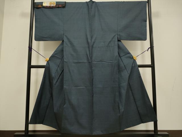 平和屋着物●極上　男性　本場大島紬　アンサンブル　長羽織　120亀甲　総詰め　平田政良作　羽裏・瓢箪　証紙付き　逸品　DZAB4313kh6