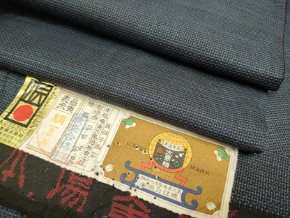 平和屋着物●極上　男性　本場大島紬　アンサンブル　長羽織　120亀甲　総詰め　平田政良作　羽裏・瓢箪　証紙付き　逸品　DZAB4313kh6