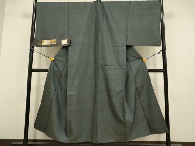 平和屋着物●極上　男性　本場大島紬　アンサンブル　長羽織　100亀甲　総詰め　畠隅彦作　羽裏・鷹　証紙付き　逸品　DZAB4314kh6