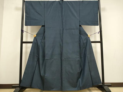 平和屋着物●極上　男性　本場大島紬　アンサンブル　長襦袢(袷)・長羽織セット　100亀甲　総詰め　逸品　DZAB4318kh6