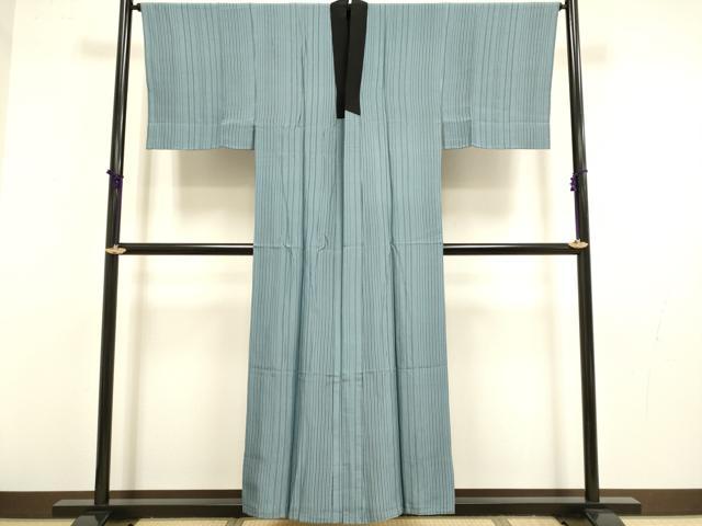 平和屋着物●極上　男性　本場大島紬　アンサンブル　長襦袢(袷)・長羽織セット　100亀甲　総詰め　逸品　DZAB4318kh6