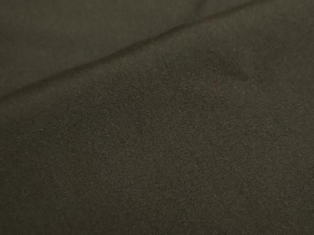 平和屋着物●極上　男性　黒紋付　羽織セット　羽裏：鹿・栗　逸品　DZAB4319kh6