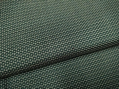 平和屋着物●極上　男性　紬　アンサンブル　長羽織　亀甲柄　羽裏・宝船　逸品　DZAB4324kh6