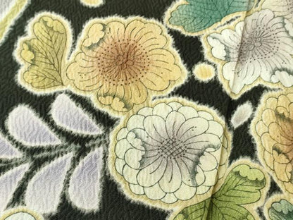 平和屋本店●極上　訪問着　辻が花　道長文　逸品　DZAB4331kh6