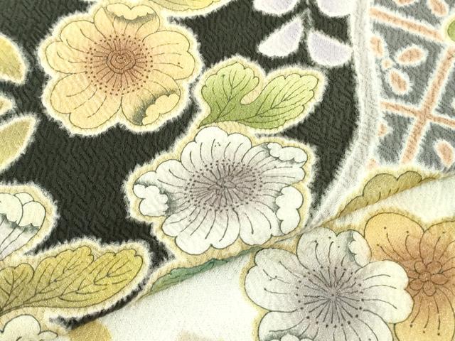平和屋本店●極上　訪問着　辻が花　道長文　逸品　DZAB4331kh6
