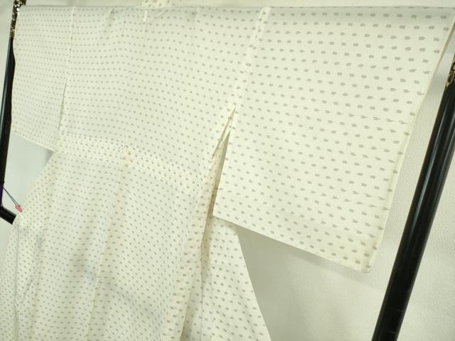 平和屋着物＊極上　夏物　本塩沢　夏塩沢　手絣　越後塩澤織司工房　大嶋謙松作　けんしょう好み　大丸扱い　証紙付き　逸品　DZAB4334kh6