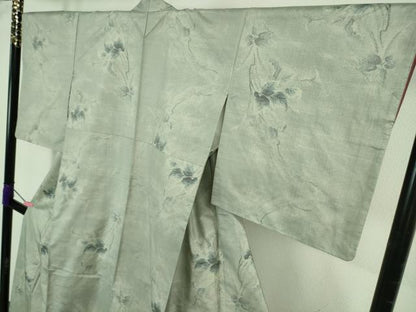 平和屋着物●極上　都喜ヱ門　本場大島紬　蔦の葉文　藤絹織物謹製　逸品　未使用　DZAB4338kh6