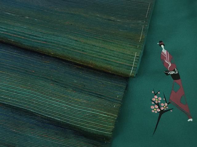 平和屋着物●極上　菅原工房　菅原結作　漢方染紬　逸品　未使用　DZAB4354kh6