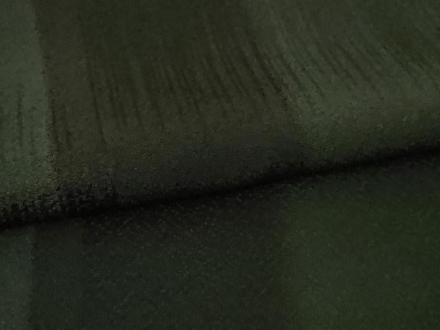 平和屋着物●極上　京都の名門ブランド　銀花仙　小紋　間道　黒地　暈し染め　逸品　未使用　DZAB4361kh6