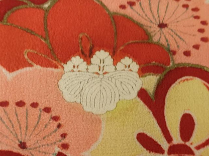 平和屋本店●極上　アンティーク　大正ロマン　振袖　駒刺繍　檜扇花薬玉文　黒地　金彩　逸品　DZAB4372kh6