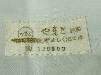 平和屋着物＊極上 夏物 紗紬 間道 灰茶色地 やまと金ラベル 逸品 DZAB4377kh6