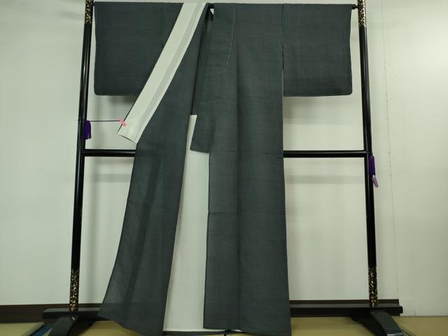 平和屋本店＊極上 夏物 上布 留紺色 麻 逸品 未使用 DZAB4381kh6