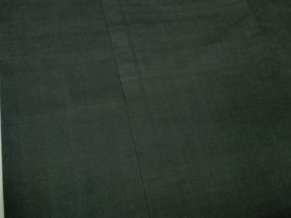 平和屋着物●極上　男性　紬　キングサイズ　色無地　藍鉄色　逸品　DZAB4383kh6