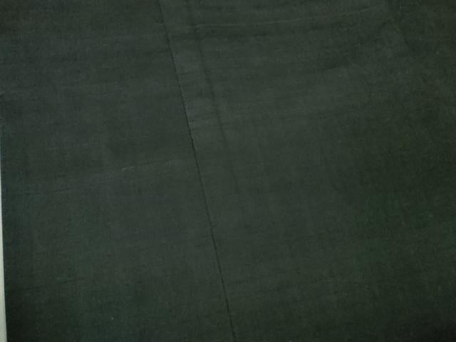 平和屋着物●極上　男性　紬　キングサイズ　色無地　藍鉄色　逸品　DZAB4383kh6