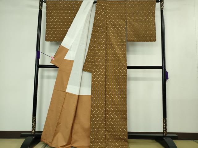 平和屋着物●極上　本場琉球絣　赤嶺勝信作　手おり　証紙付き　逸品　DZAB4390kh6