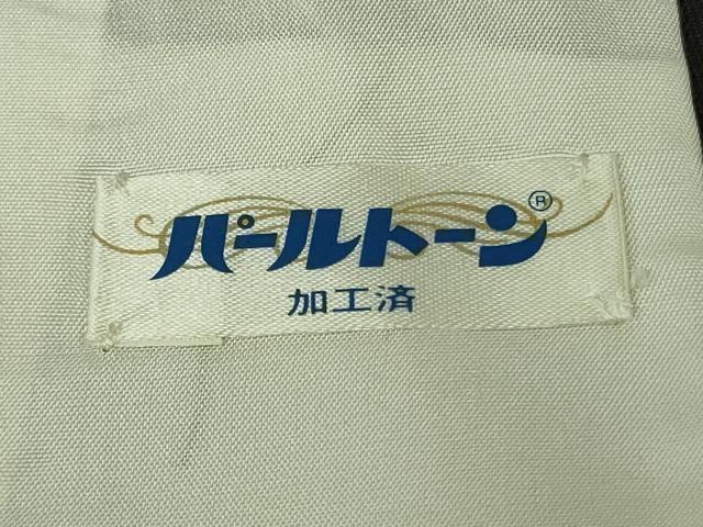 平和屋着物＊極上　夏物　本場大島紬　夏大島　7マルキ　地空　伊勢海老　黒地　証紙付き　逸品　DZAB4393kh6