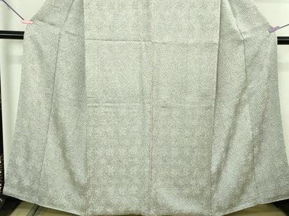 平和屋着物●極上　名門　藤娘きぬたや・総絞り　杢目絞り　小紋　鈴乃屋扱い　逸品　DZAB4399kh6