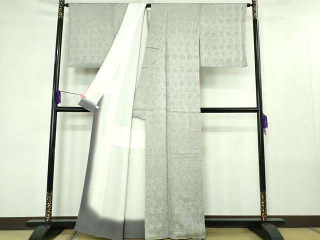 平和屋着物●極上　名門　藤娘きぬたや・総絞り　杢目絞り　小紋　鈴乃屋扱い　逸品　DZAB4399kh6