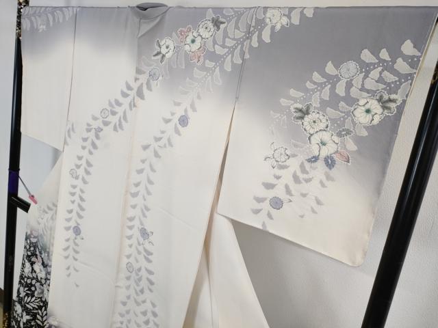 平和屋本店●極上　訪問着　作家物　辻が花　暈し染め　逸品　DZAB4414kh6