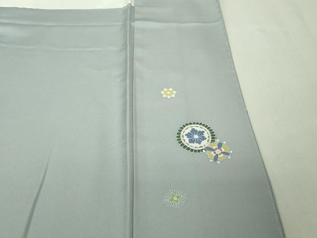 平和屋本店●極上　創業460年・千總　訪問着　駒刺繍　鳳凰花丸文　淡藤色地　金彩　逸品　DZAB4418kh6