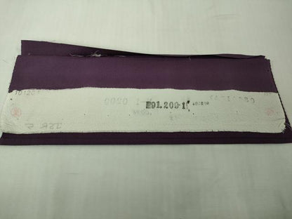 平和屋着物●極上　世界的人形師　辻村寿三郎　ジュサブロー　訪問着　舞花文　深紫色地　反端付き　逸品　未使用　DZAB4423kh6