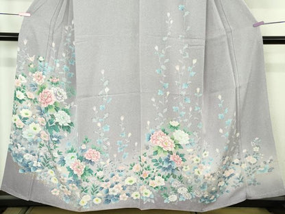平和屋着物●極上　訪問着　花鳥文　暈し染め　金彩　逸品　未使用　DZAB4427kh6