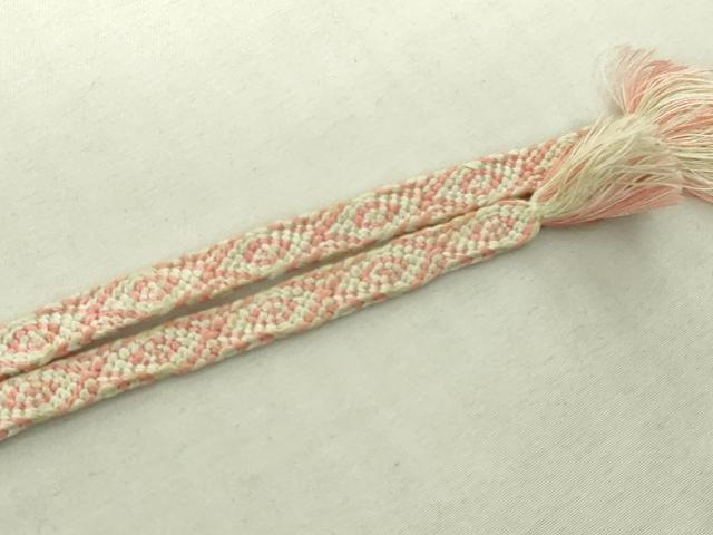 平和屋着物∞極上　岩手の匠　草紫堂　南部絞り　茜染　綿　羽織　紐付き　逸品　DZAB4454kh6