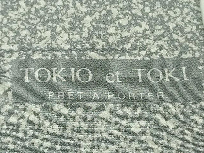 平和屋着物∞極上　人間国宝　羽田登喜男　TOKIOetTOKI　道行コート　ロング丈　鴛鴦　たたき染め　金銀彩　逸品　未使用　DZAB4460kh6