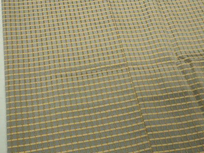 平和屋着物∞極上　道中着　お召地　ロング丈　吉野間道　ますいわ屋扱い　逸品　DZAB4462kh6