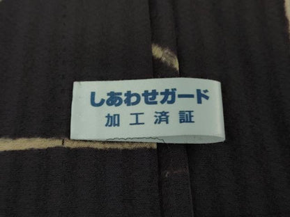 平和屋着物∞極上　長羽織　単衣　桑の実色地　逸品　DZAB4466kh6