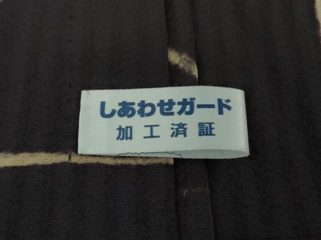 平和屋着物∞極上　長羽織　単衣　桑の実色地　逸品　DZAB4466kh6