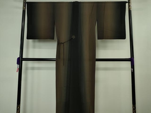 平和屋着物∞極上　道中着　スリーシーズン　春夏秋　塵除け　ロング丈　暈し染め　逸品　DZAB4467kh6