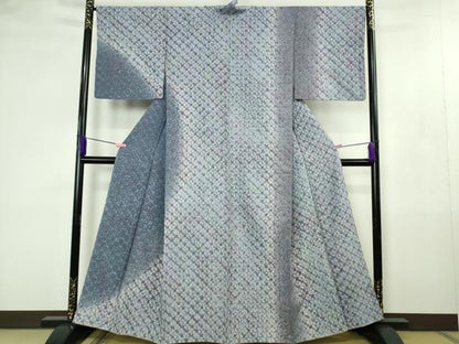 平和屋着物●極上　訪問着　紬地　漢方染　逸品　未使用　DZAB4472kh6