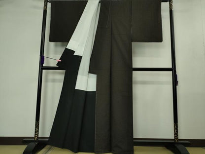 平和屋着物●極上　本場大島紬　訪問着　逸品　未使用　DZAB4482kh6