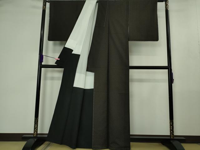 平和屋着物●極上　本場大島紬　訪問着　逸品　未使用　DZAB4482kh6