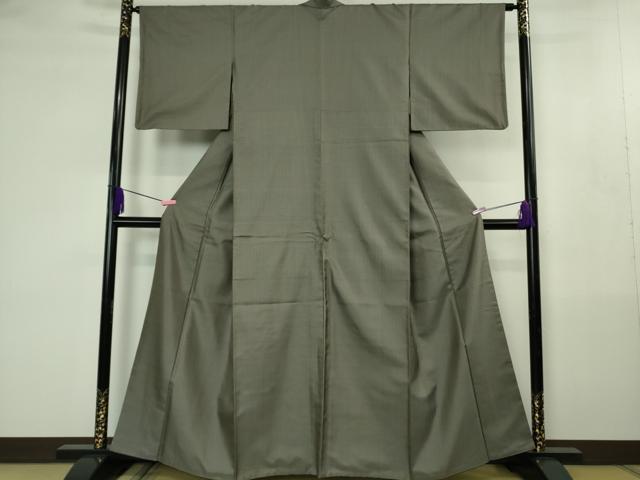 平和屋本店●超希少　本場黄八丈　黒八丈　たつみ綾　紬　逸品　DZAB4484kh6